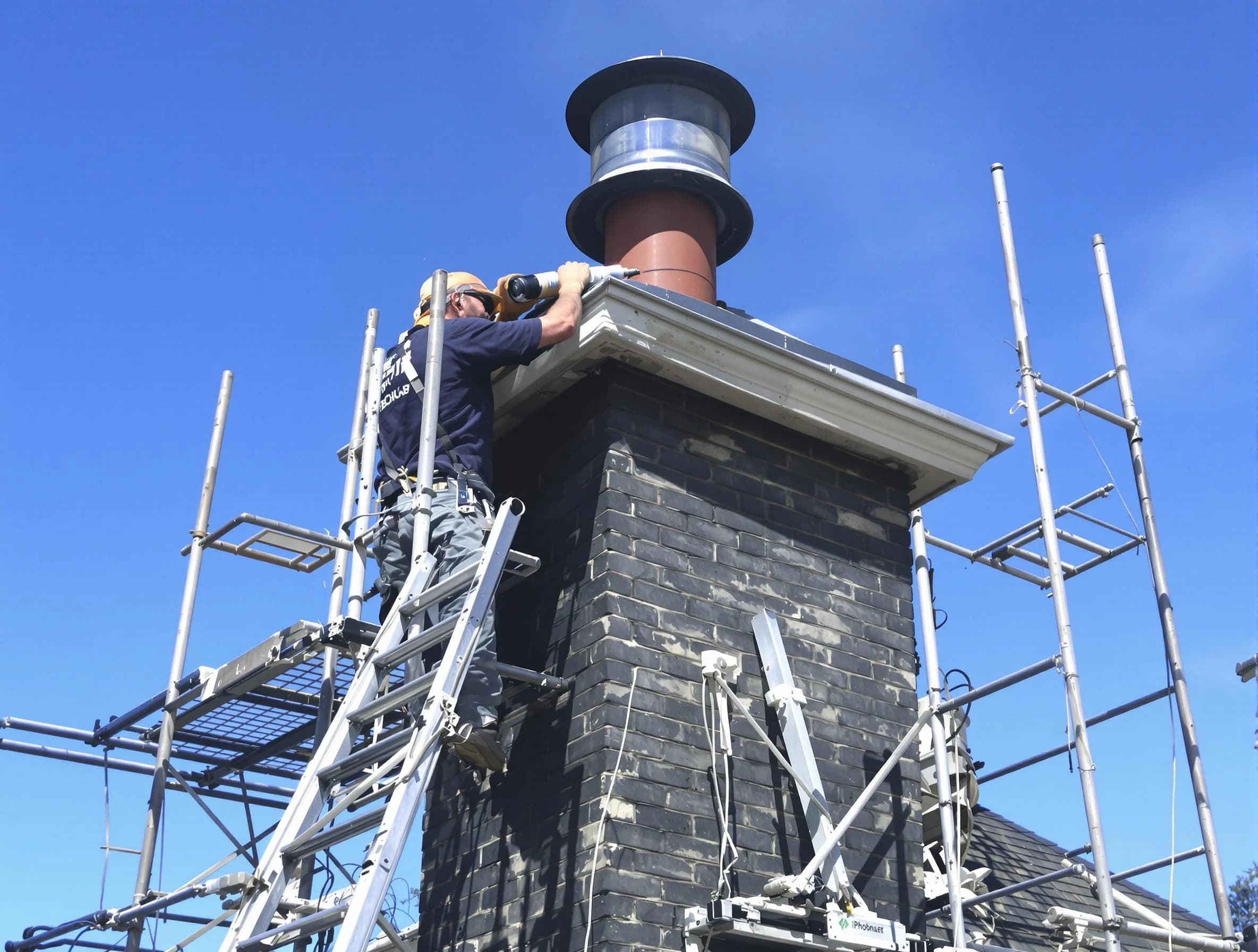 Sturdy chimney crown finished by Carnegie Chimney Sweep in Carnegie, PA