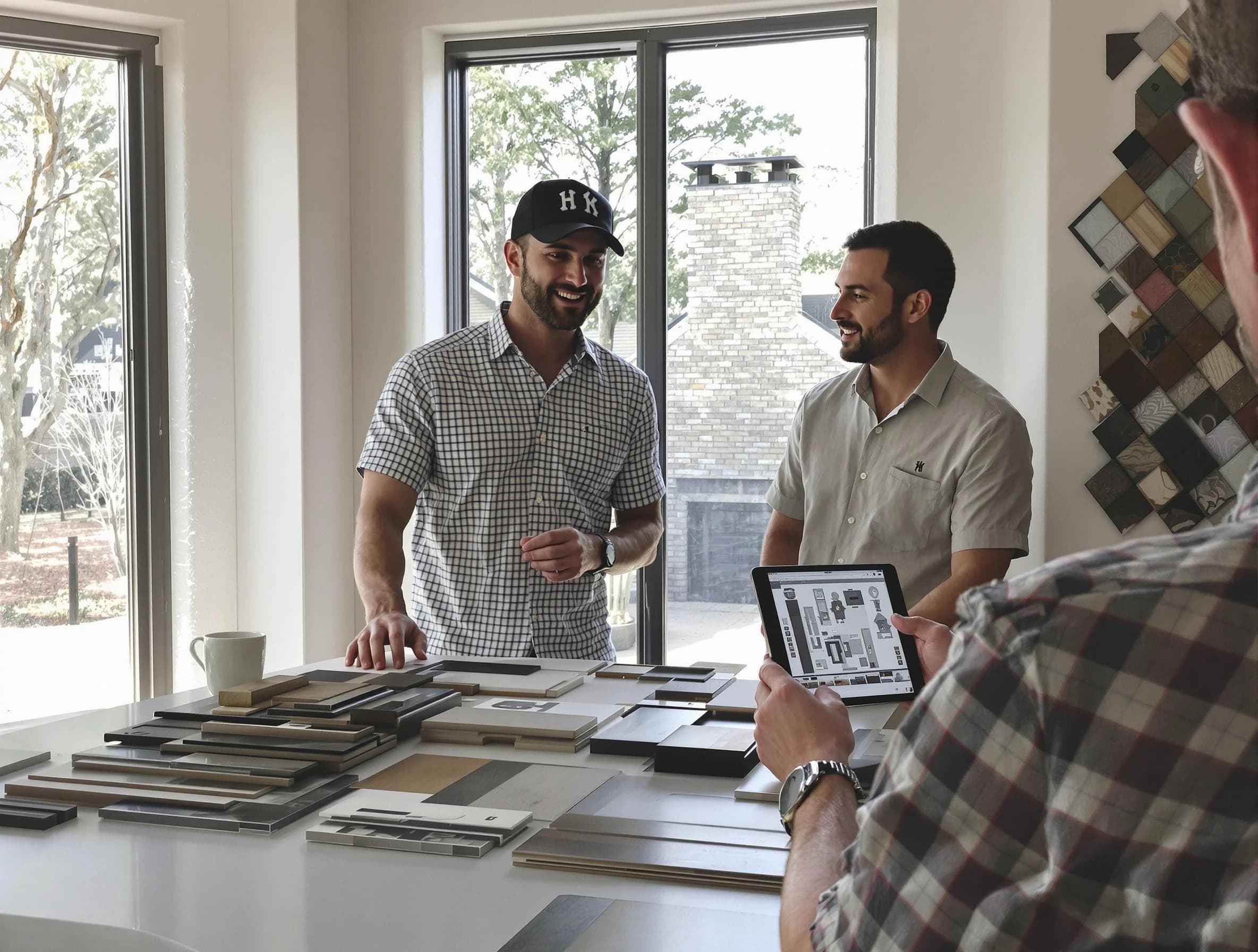 Carnegie Chimney Sweep remodeling a chimney and fireplace in Carnegie, PA