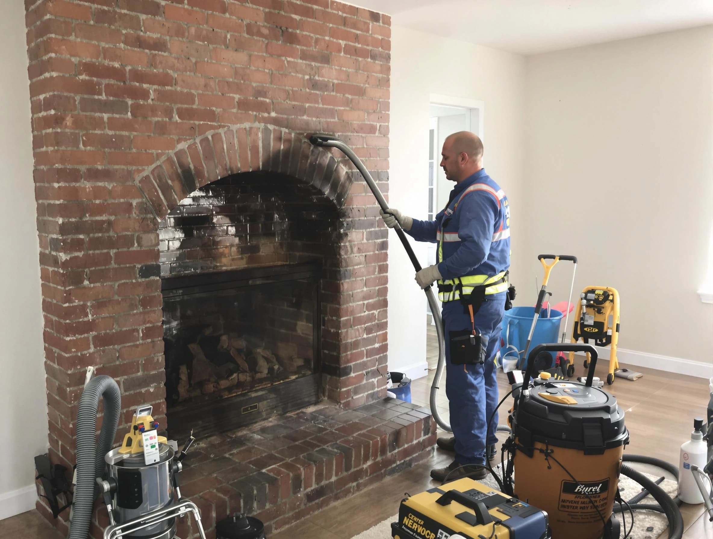 Carnegie Chimney Sweep expert performing detailed chimney sweep in Carnegie, PA