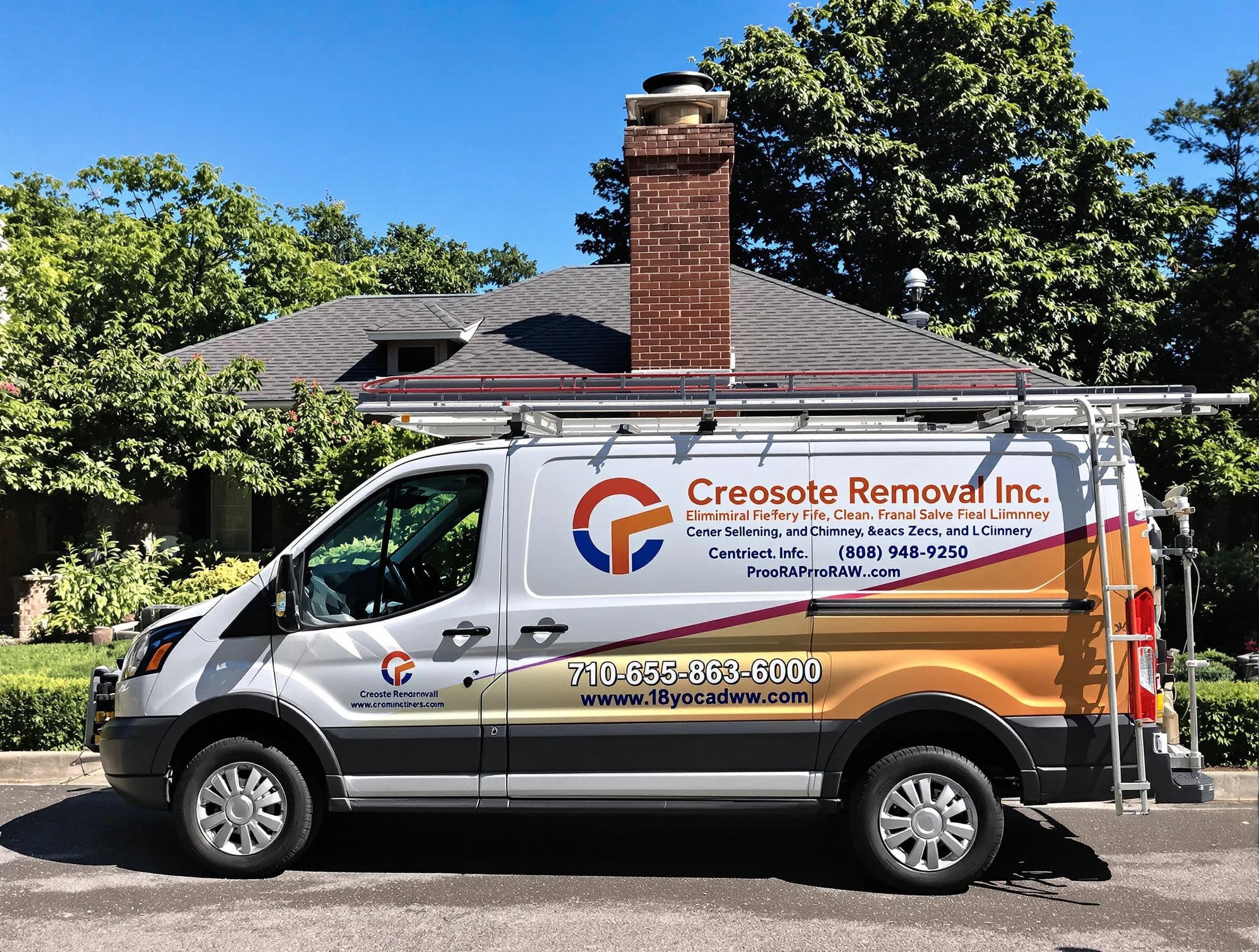 Carnegie Chimney Sweep technician removing creosote safely in Carnegie, PA