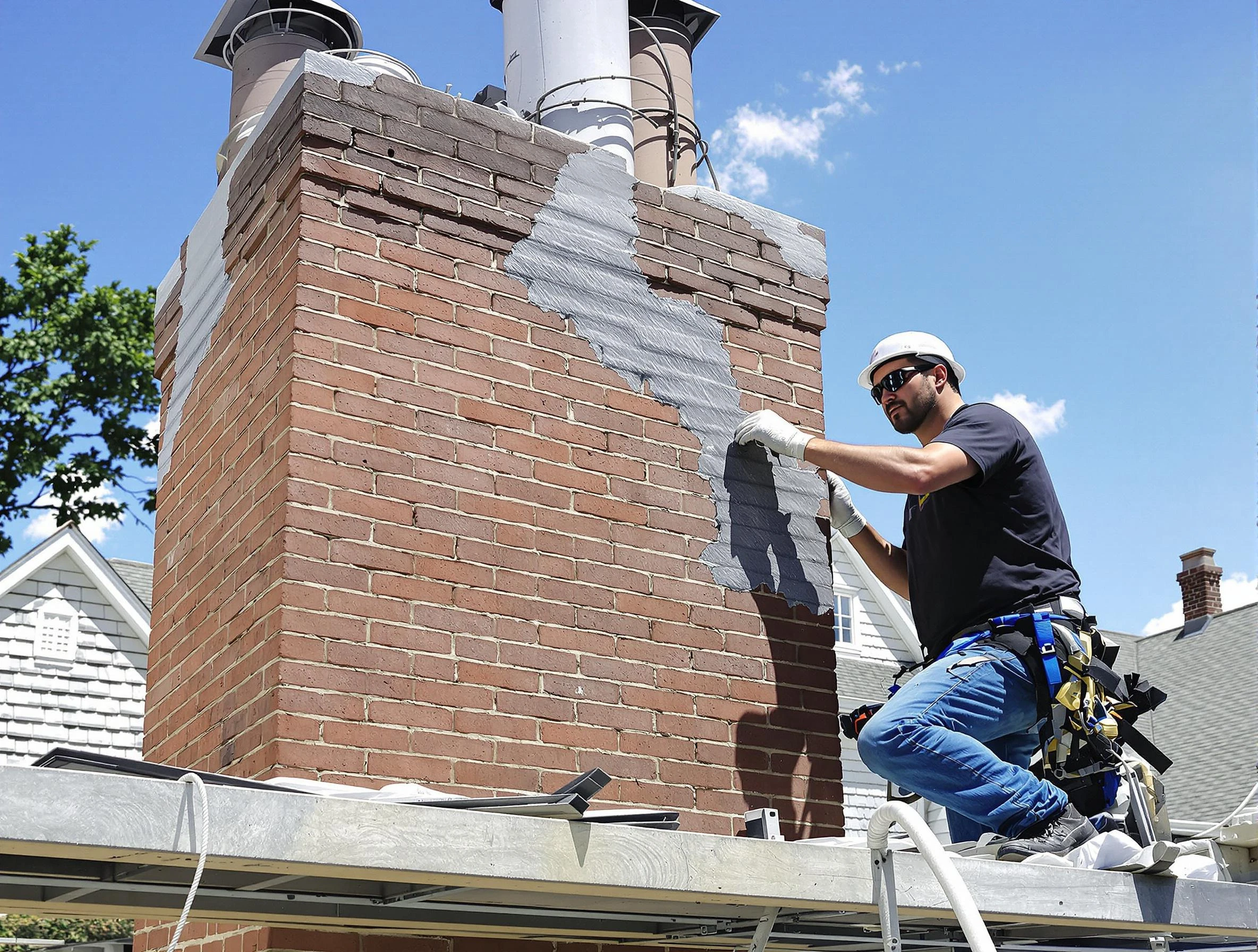 Chimney Restoration in Carnegie
