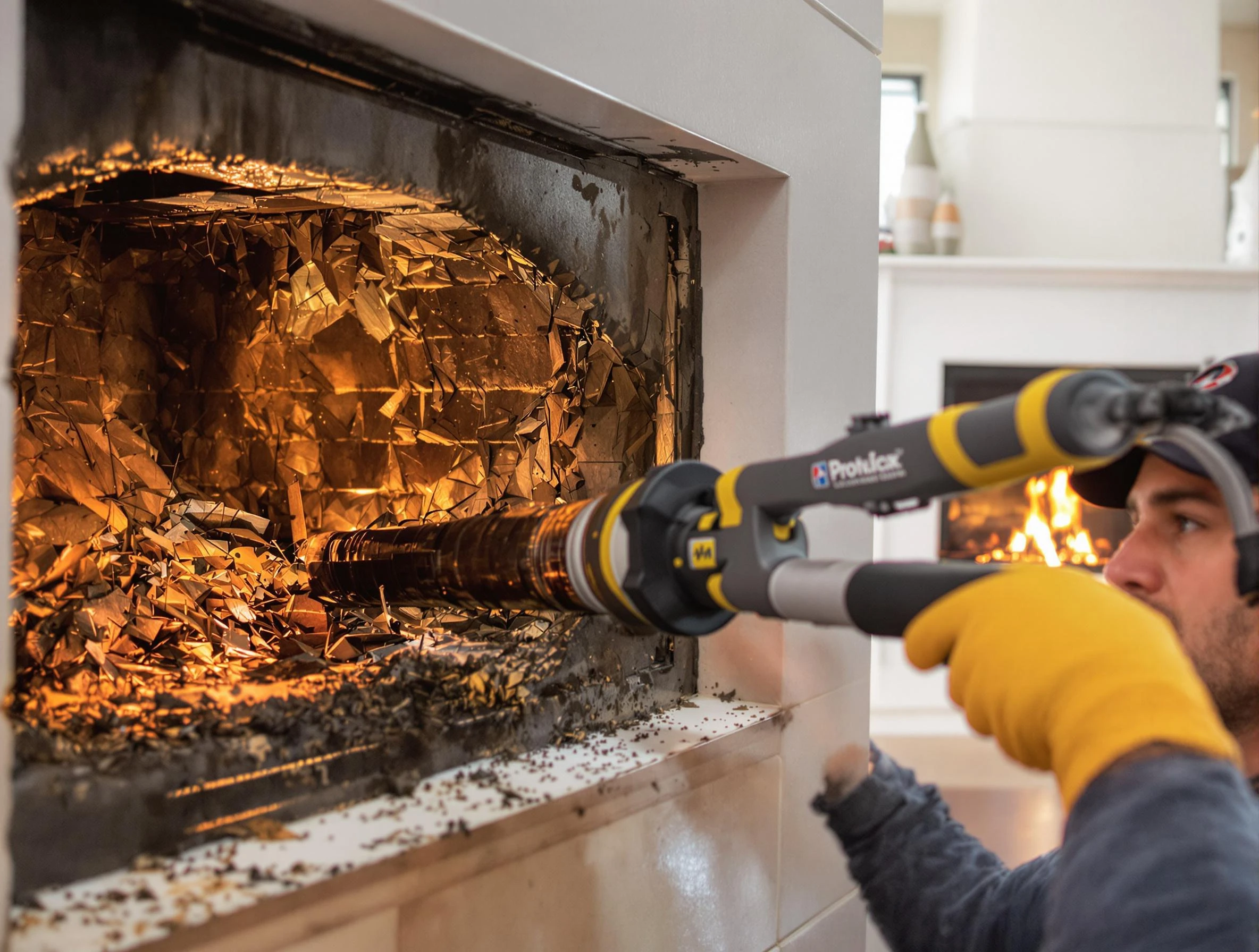 Professional chimney cleaning by Carnegie Chimney Sweep in Carnegie, PA